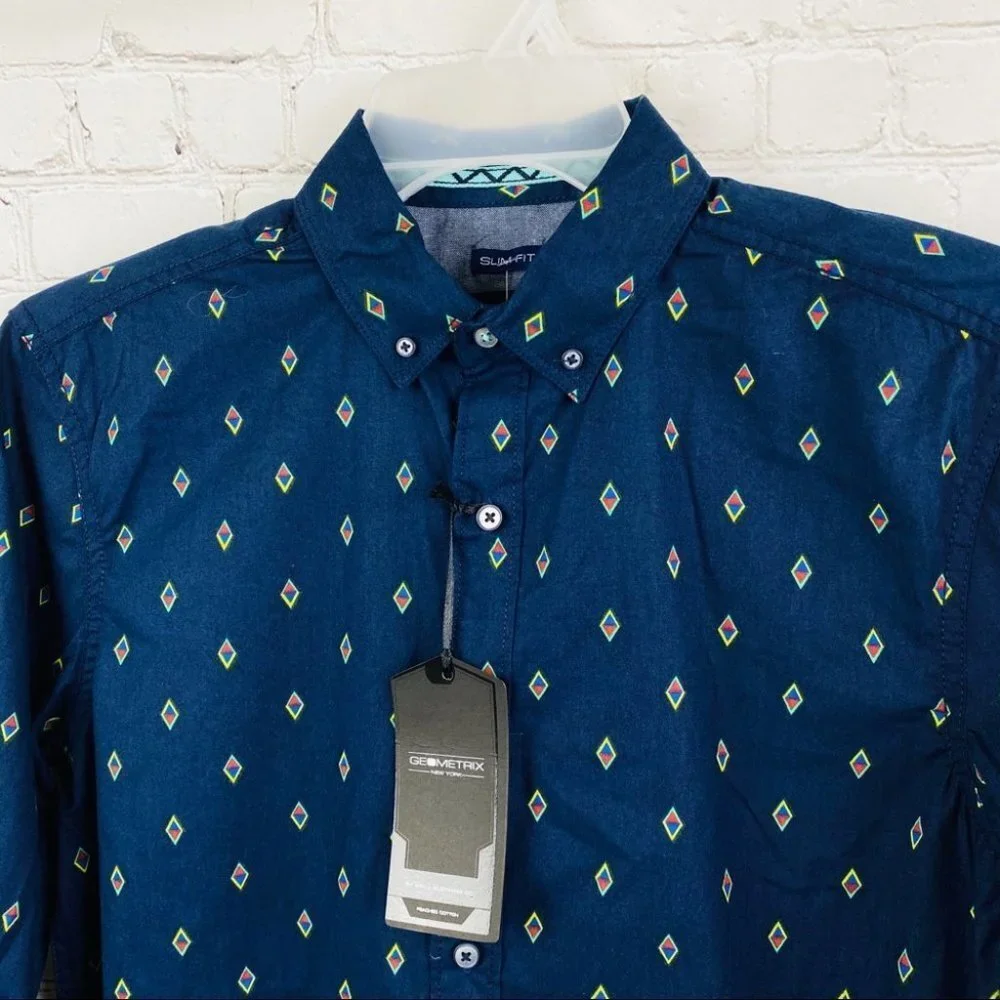 NEW Men's Long Sleeve Button Down Shirt Africa - Picture 3 of 11